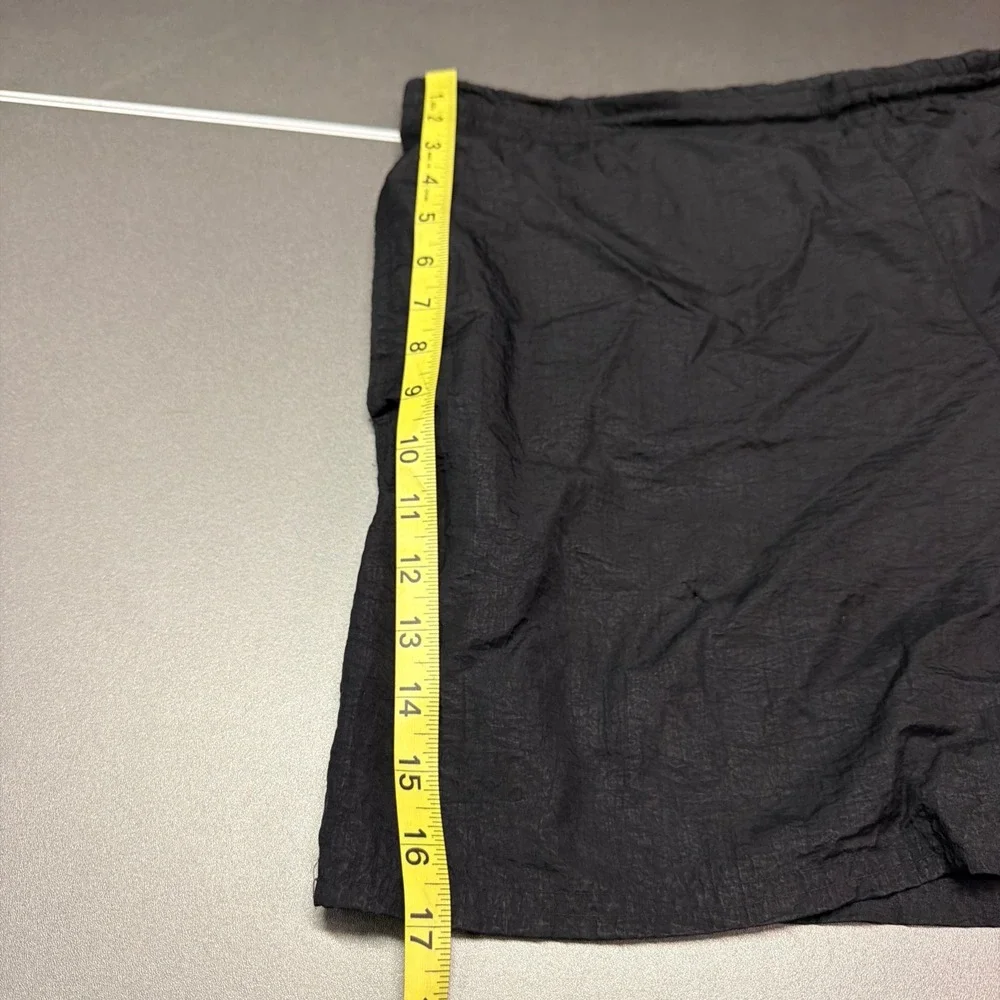 Reebok Athletic Shorts Men's Medium Black Drawstring Waist Mesh Lined NylonBlend